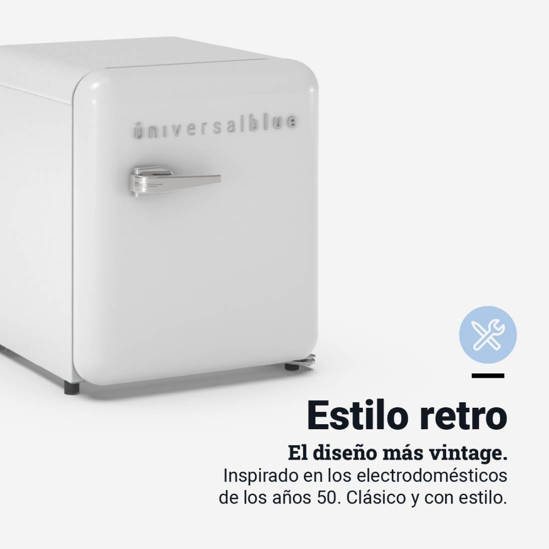 Mini Frigorífico UNIVERSALBLUE 48L Blanco