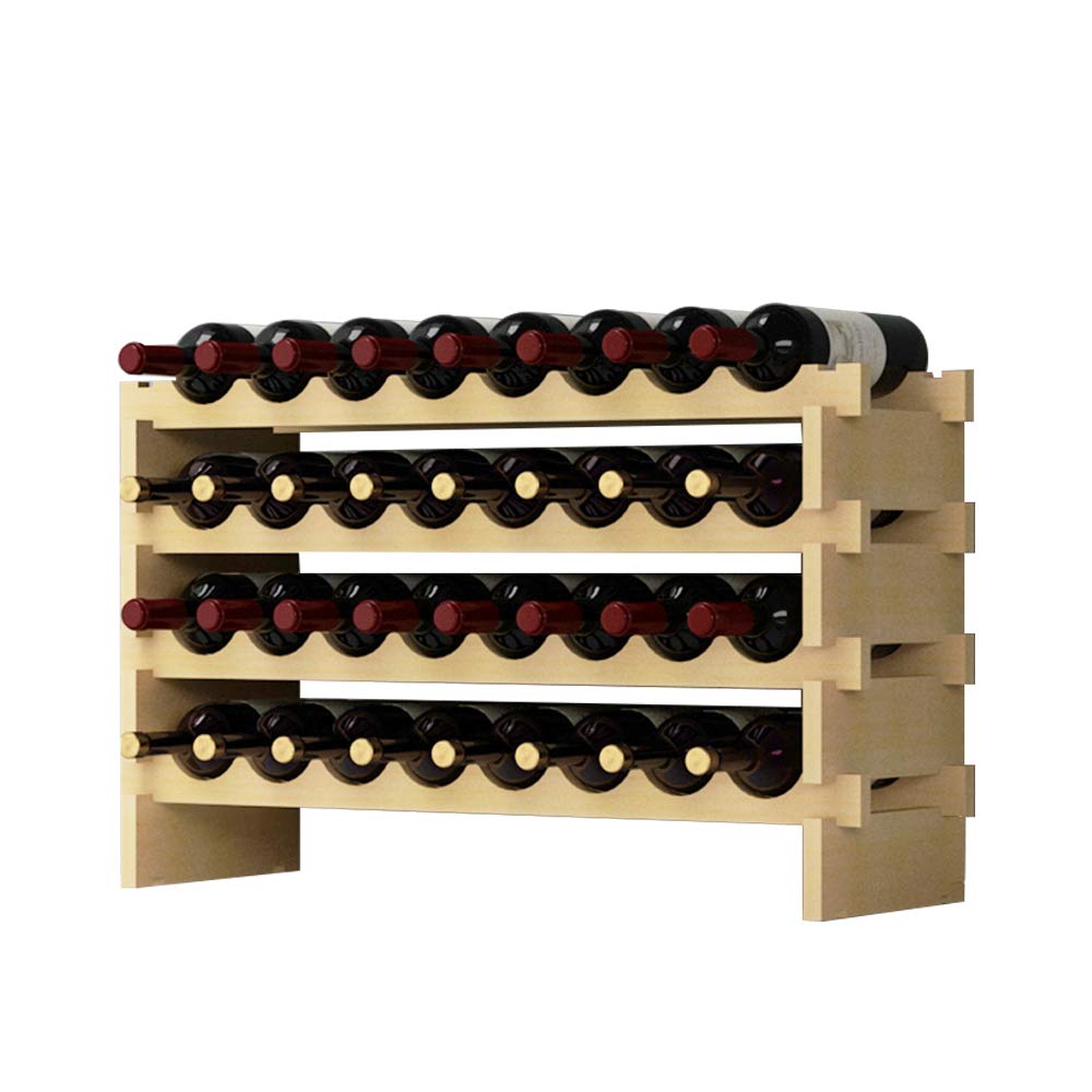 SogesHome Estante de Vino Modular (32 Botellas)