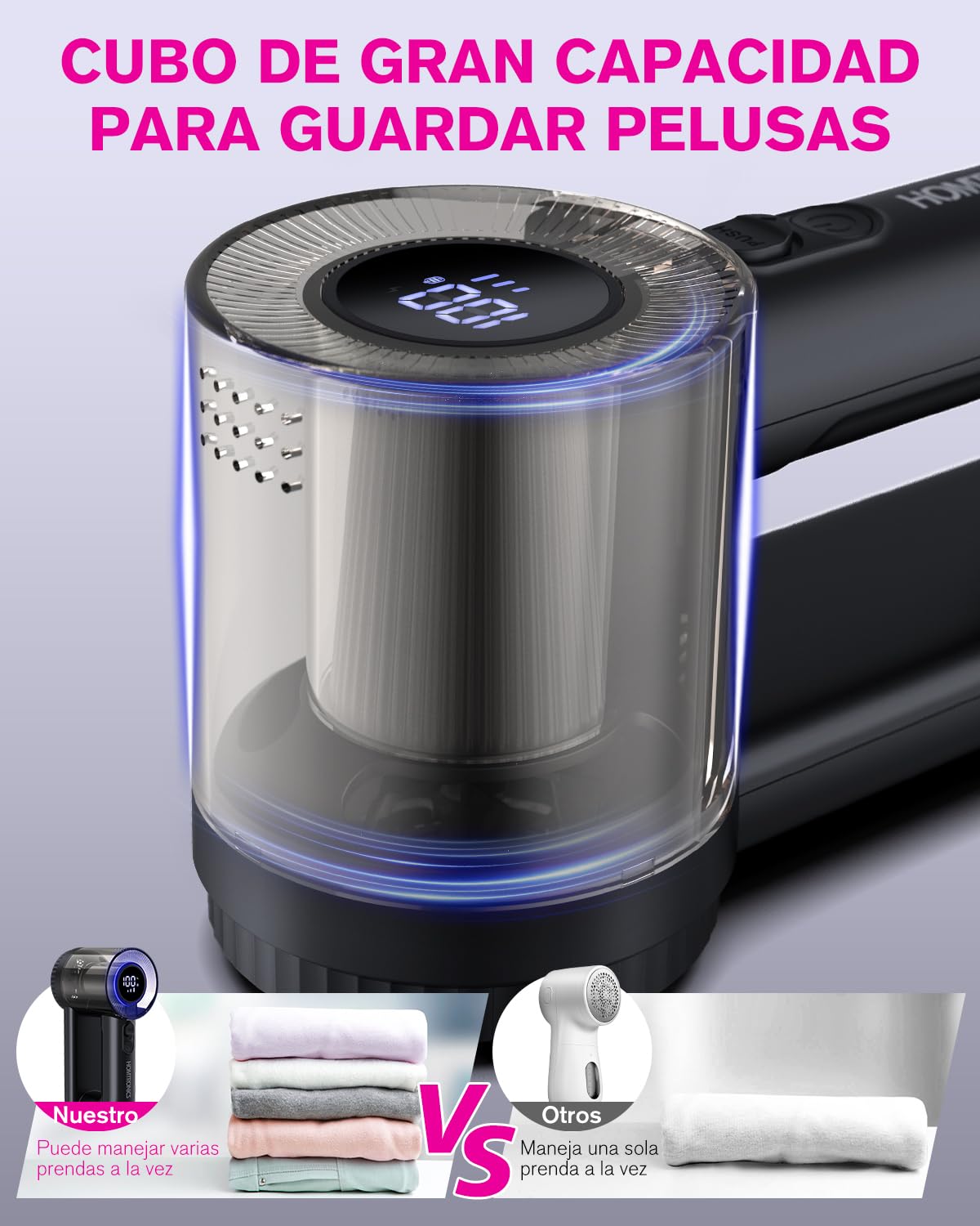 Quitapelusas Eléctrico Homtronics