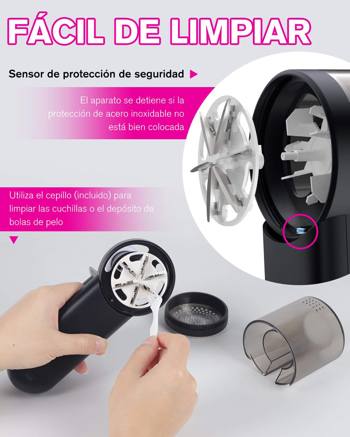 Quitapelusas Eléctrico Homtronics