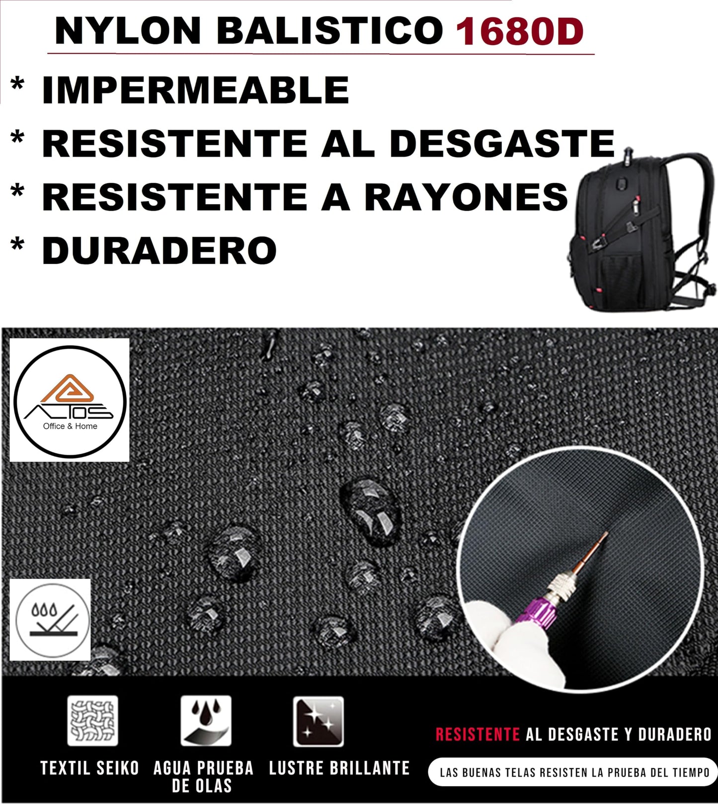 ALTOS OFFICE AND HOME Mochila para Laptop de 17