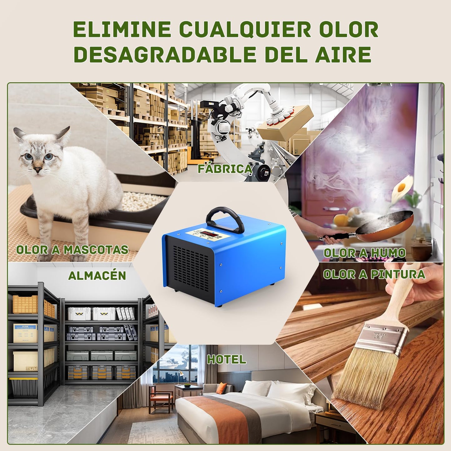 Generador de Ozono FELLAT 30,000mg/h