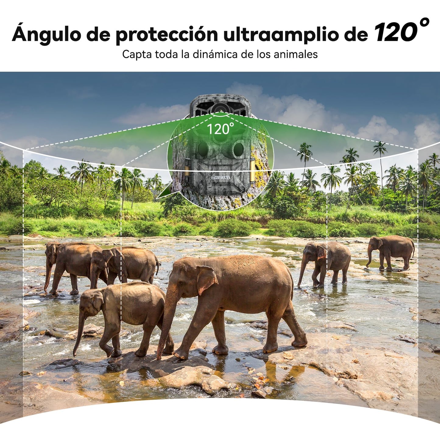 Cámara de Caza WiFi DEATTI 4K