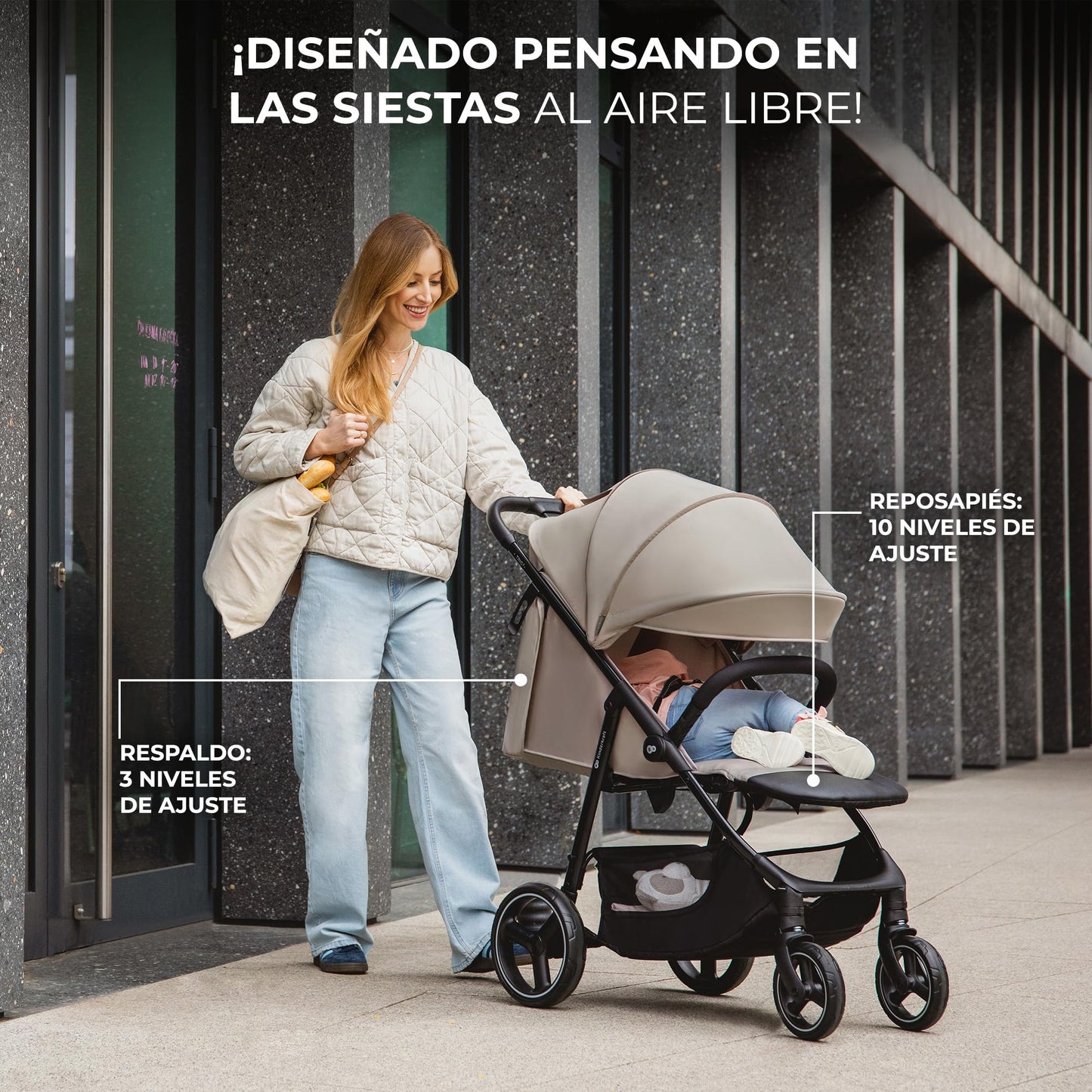 Kinderkraft TRIG 3 - Silla de Paseo Ligera