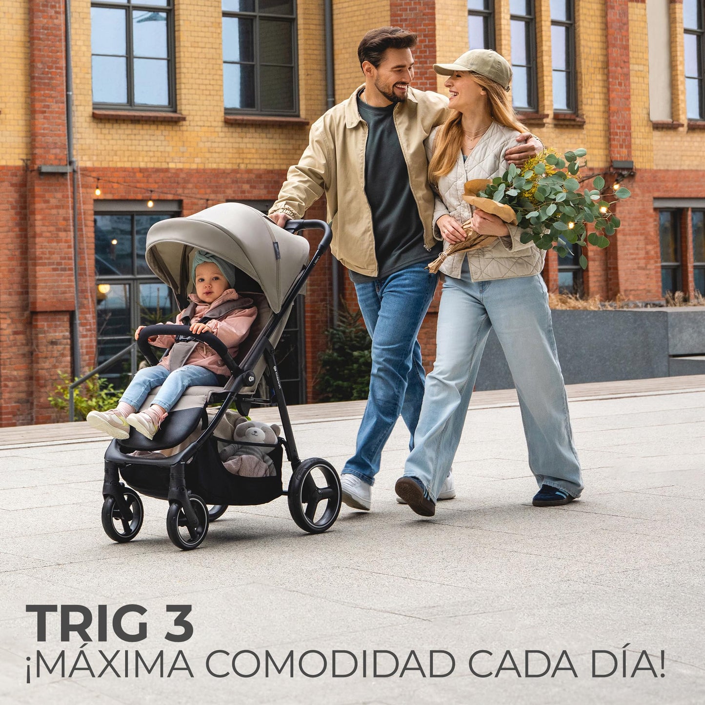 Kinderkraft TRIG 3 - Silla de Paseo Ligera