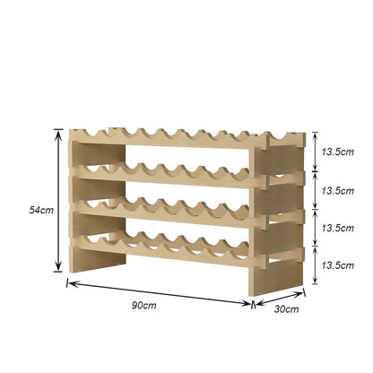 SogesHome Estante de Vino Modular (32 Botellas)