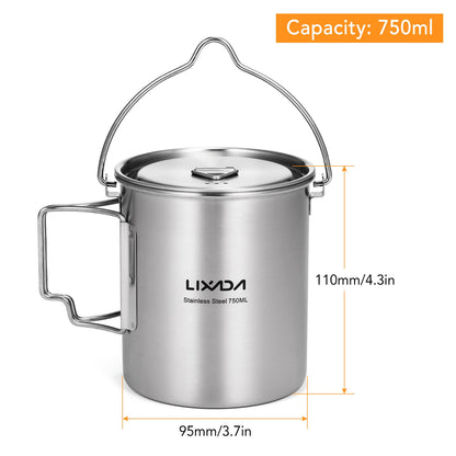 Lixada Taza de Agua de Acero Inoxidable