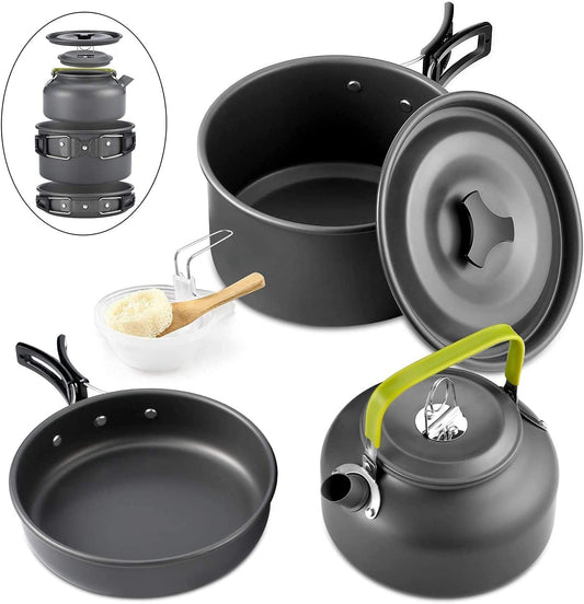 Qtiwe Camping Cookware Outdoor Libre