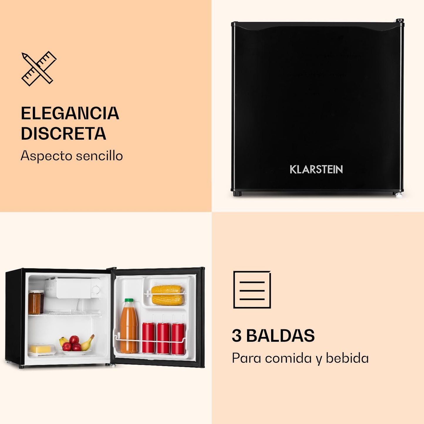 Klarstein Mini Nevera Portátil 46L