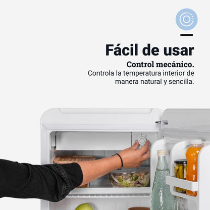 Mini Frigorífico UNIVERSALBLUE 48L Blanco