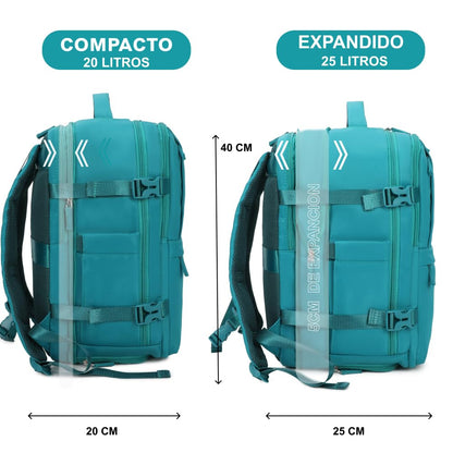 Mochila de Viaje Expandible para Ryanair (40x25x20-25cm)