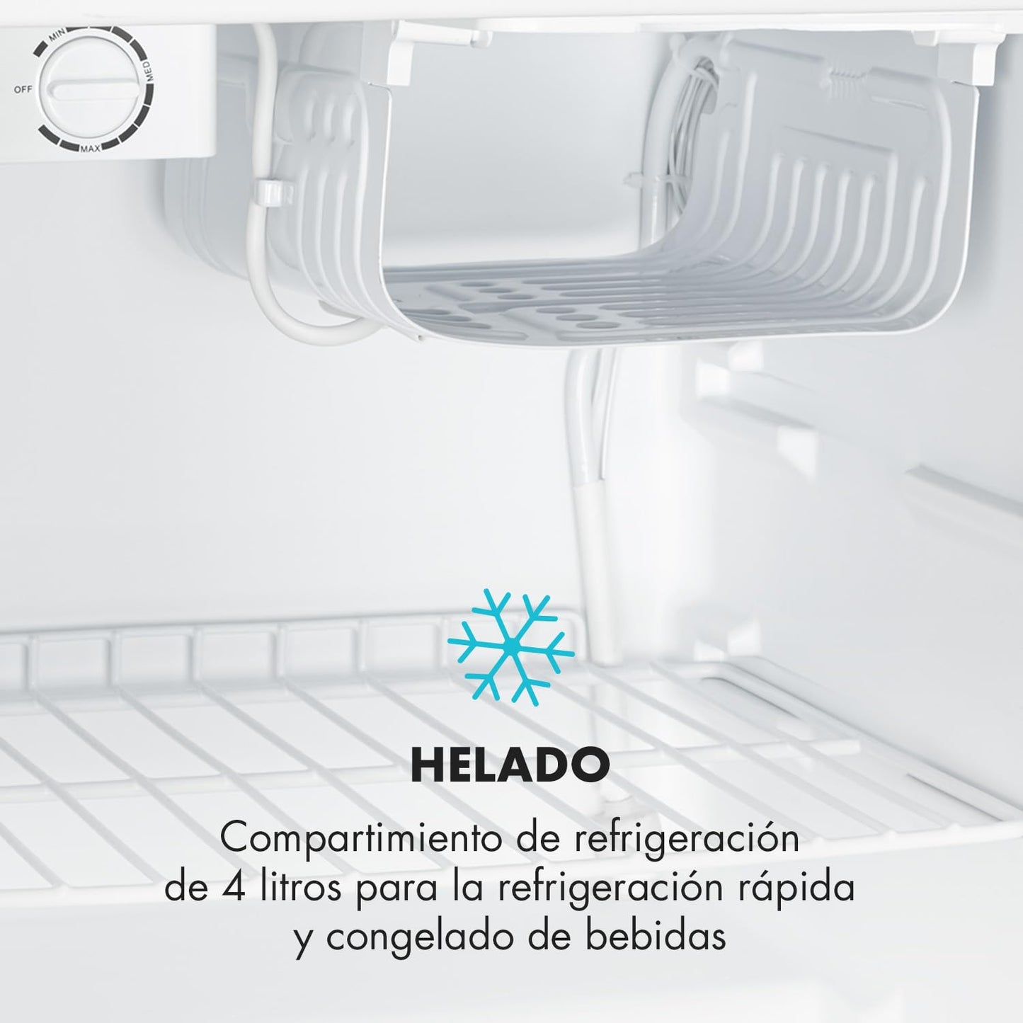 Klarstein Cool Kid - Mini Nevera Compacta de 66L
