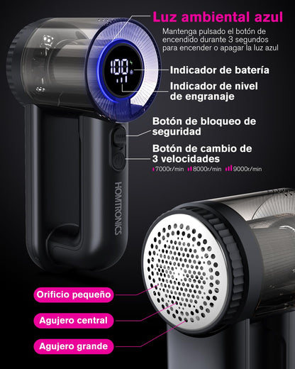 Quitapelusas Eléctrico Homtronics