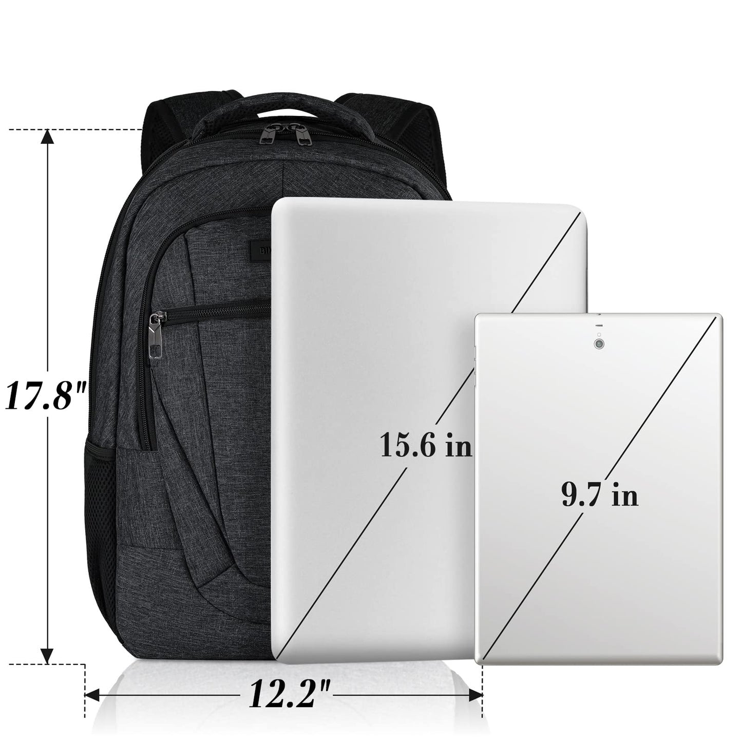 BIKROD Mochila para Hombre con Puerto USB