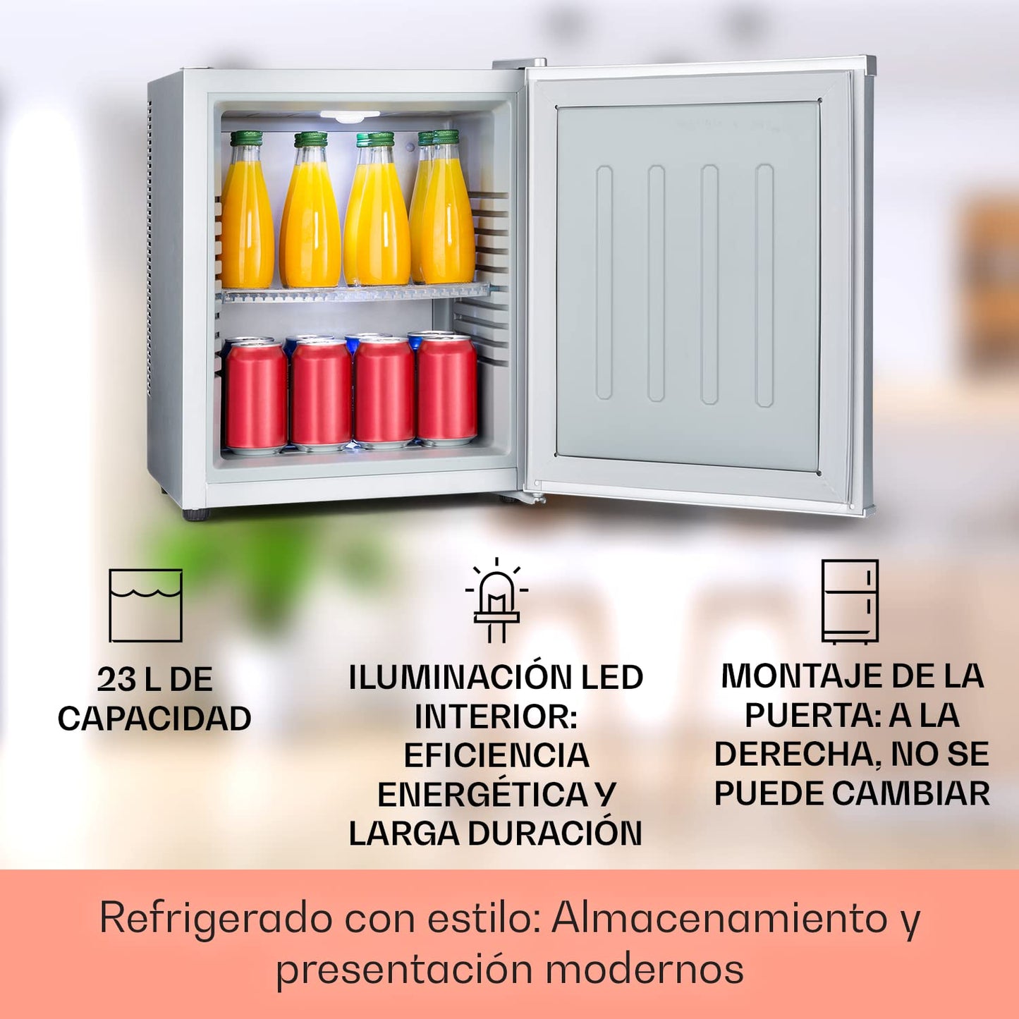 Mini Nevera Eléctrica KLARSTEIN 23L