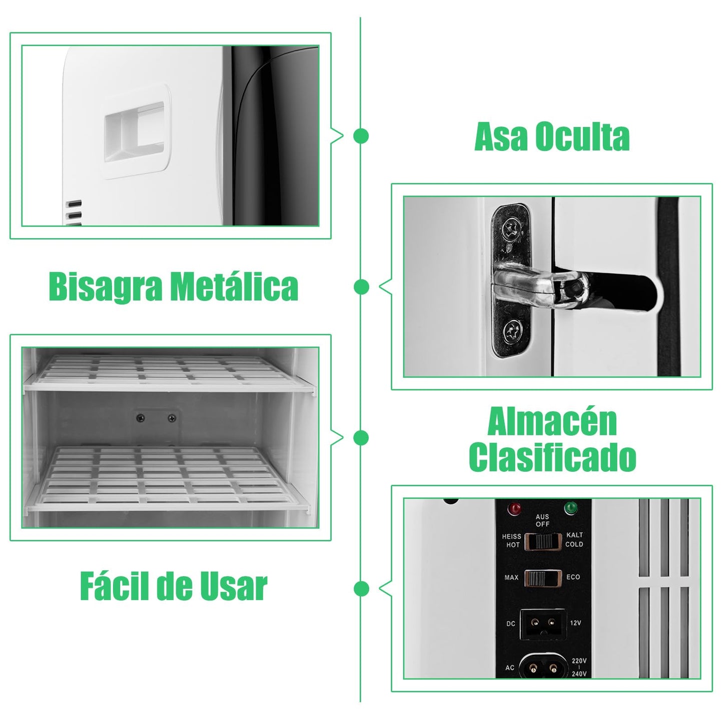 Mini Nevera Portátil GOPLUS 15L