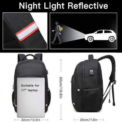 Mochila Antirrobo Impermeable para Portátil de 17.3 Pulgadas