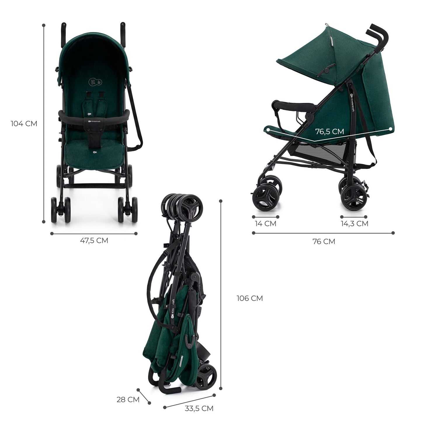 Kinderkraft TIK Silla de Paseo