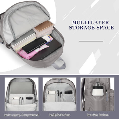 Mochila Unisex y Clásica para Portátiles de 15 Pulgadas
