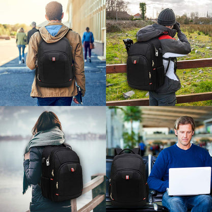 Mochila Antirrobo Impermeable para Portátil de 17.3 Pulgadas
