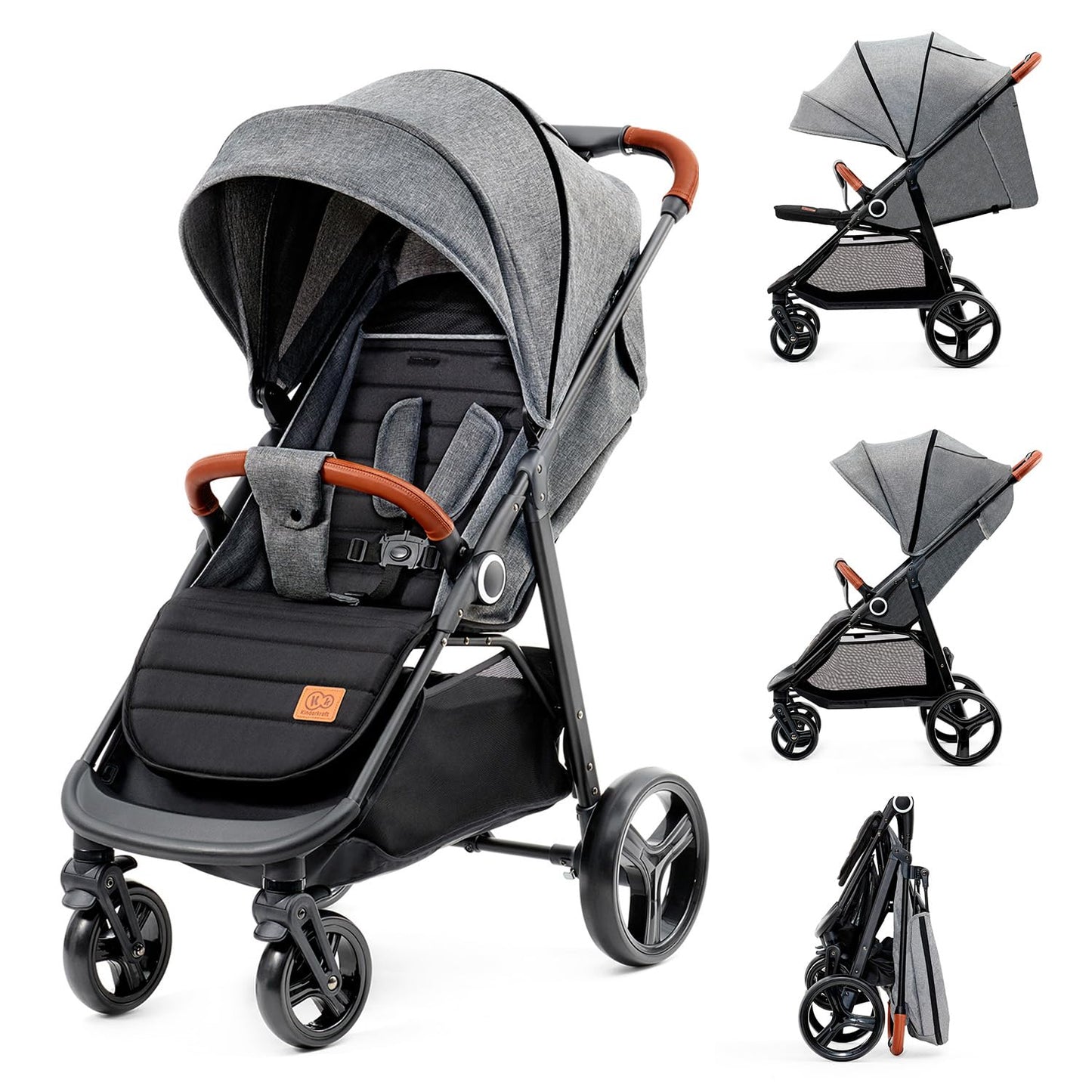 kk Kinderkraft GRANDE PLUS - Silla de Paseo Ligera