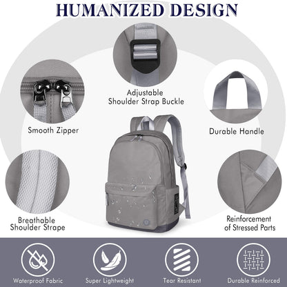 Mochila Unisex y Clásica para Portátiles de 15 Pulgadas