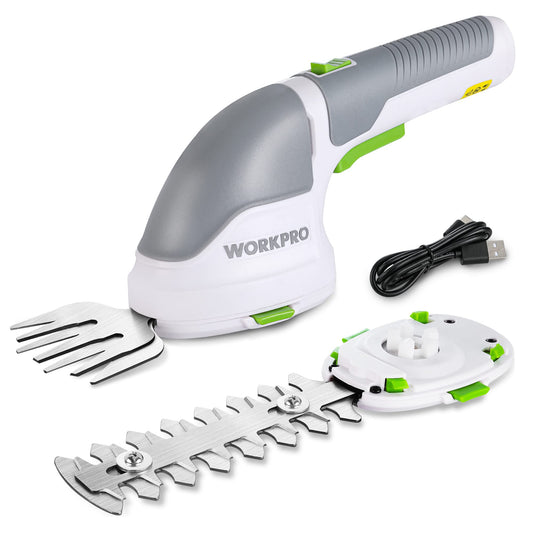WORKPRO Tijeras Cortacésped y Arreglasetos 2 en 1