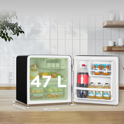 Comfee' RCD50BL2EURT(E) Mini Refrigerador Retro