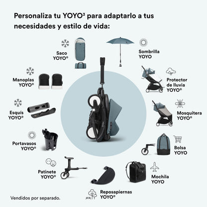 Cochecito YOYO3 de Stokke con Capazo