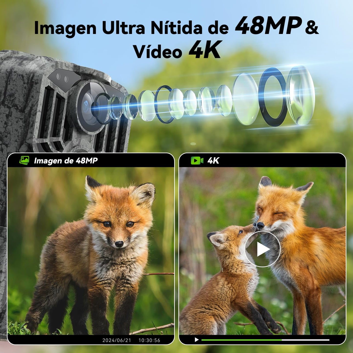 Cámara de Caza WiFi DEATTI 4K