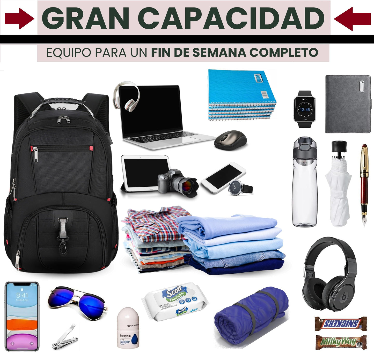 ALTOS OFFICE AND HOME Mochila para Laptop de 17