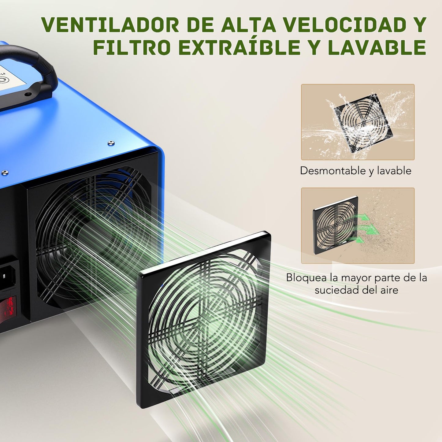 Generador de Ozono FELLAT 30,000mg/h