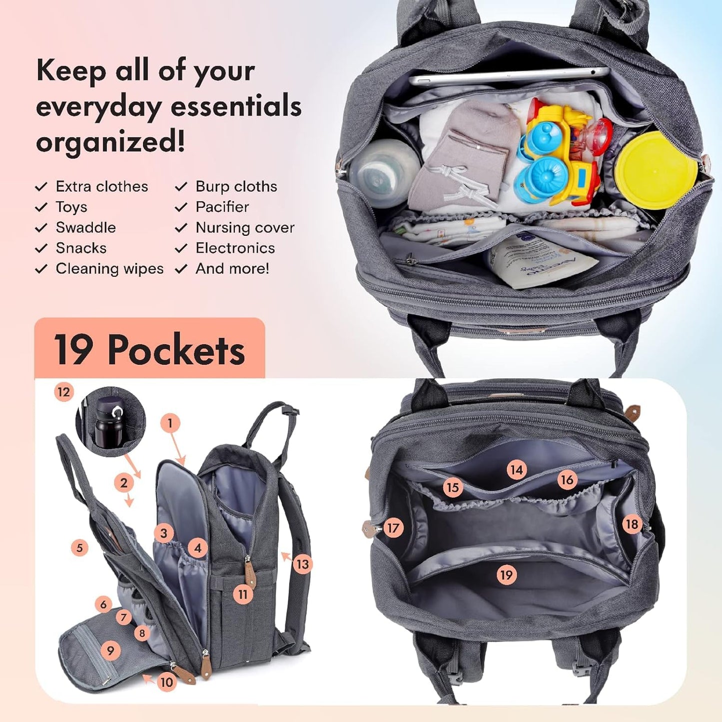 Dikaslon Mochila Cambiador