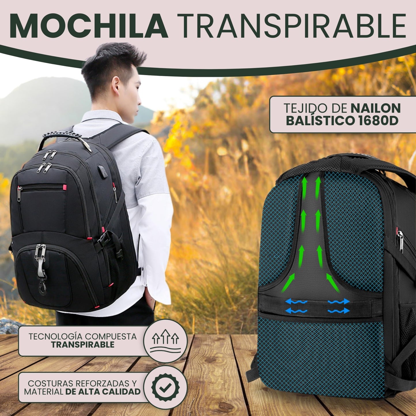 ALTOS OFFICE AND HOME Mochila para Laptop de 17