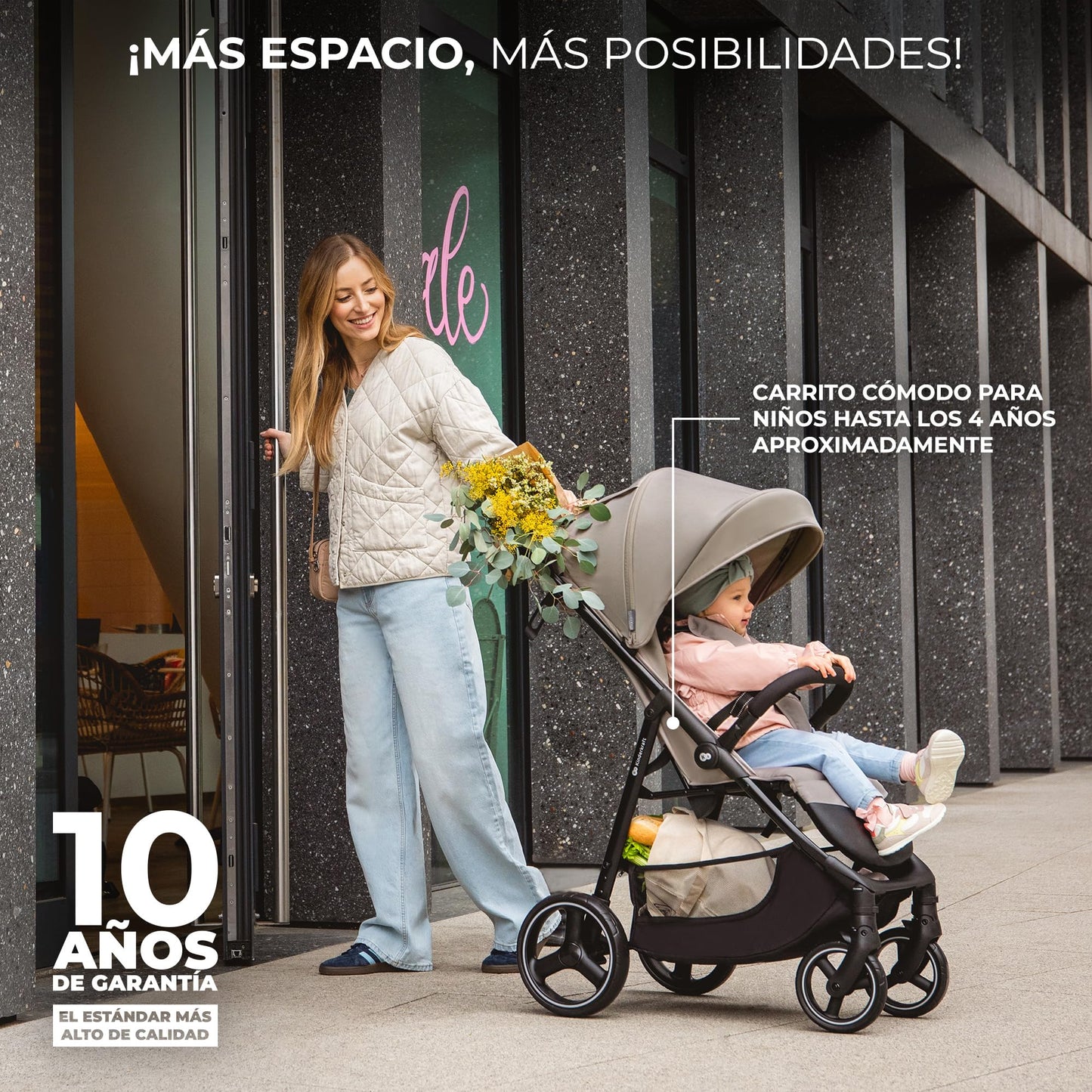 Kinderkraft TRIG 3 - Silla de Paseo Ligera