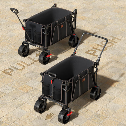 EVER ADVANCED Carro Plegable de 228 L para Playa y Festival